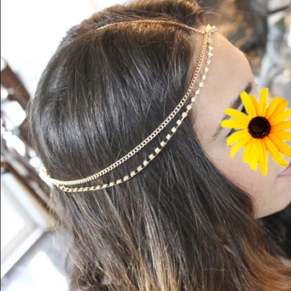 🔥Bohemian Gold Head Chain Jewelry 🌻Nwt🏷 - Picture 3 of 7
